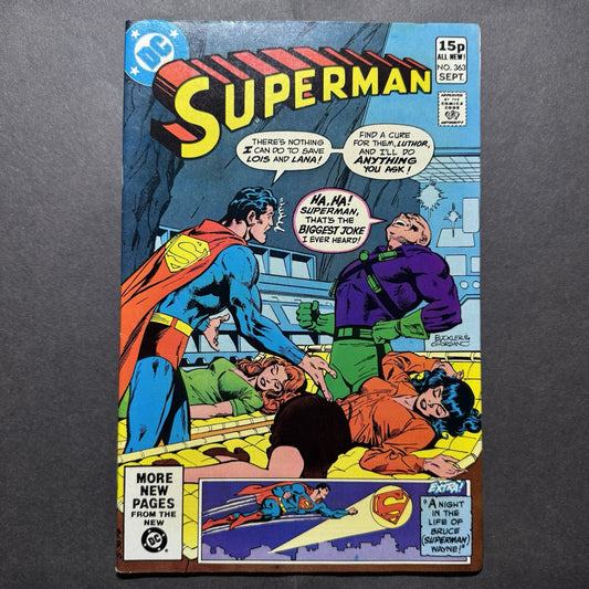 Superman 363 - Bronze Age Dc Comics 1981