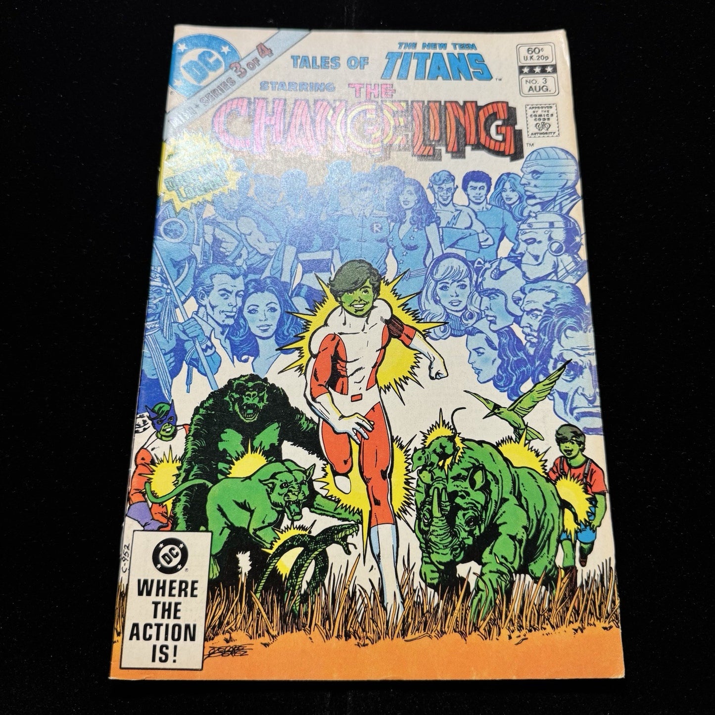 Takes Of The New Teen Titans 3 - Origin Of Beast Boy - Bronze age Dc Comics 1982