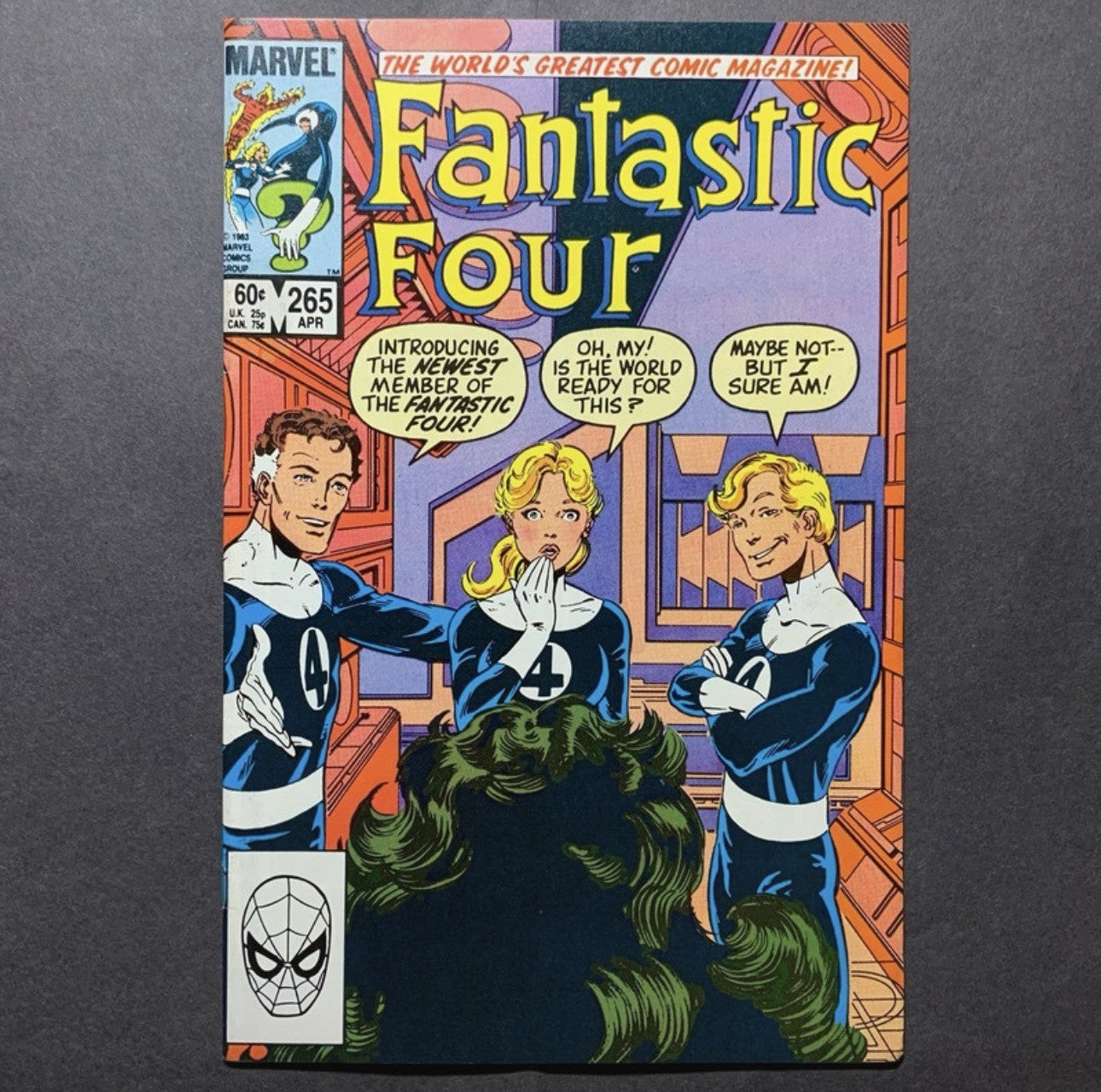 Fantastic Four 265 - She-Hulk Joins Fantastic Four - Copper Age Comics 1984