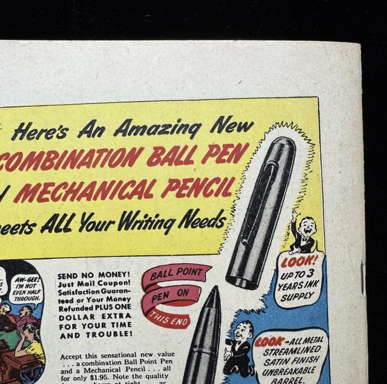 Lawbreakers Always Lose 5 - White Pages - Scarce Golden Age Marvel Comics 1948