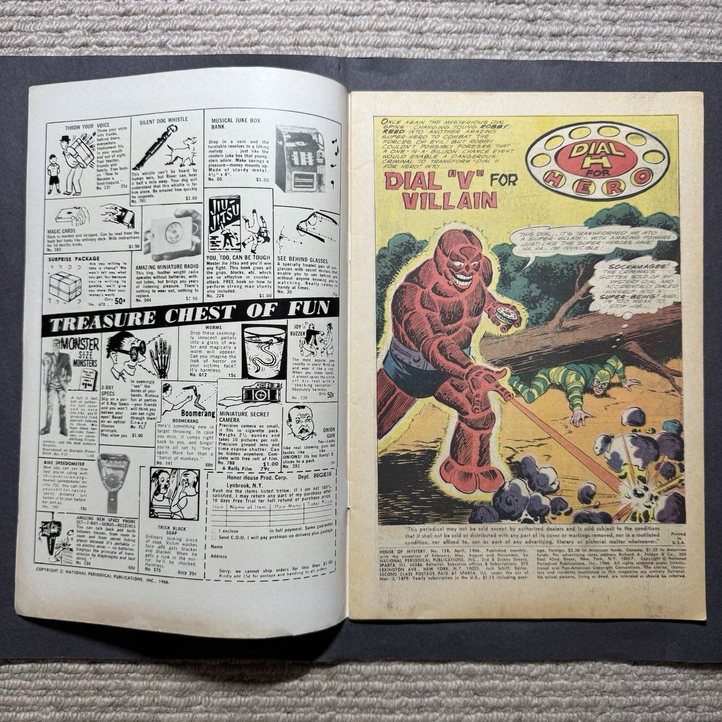 House Of Mystery 158 - Silver Age Dc Comics 1966