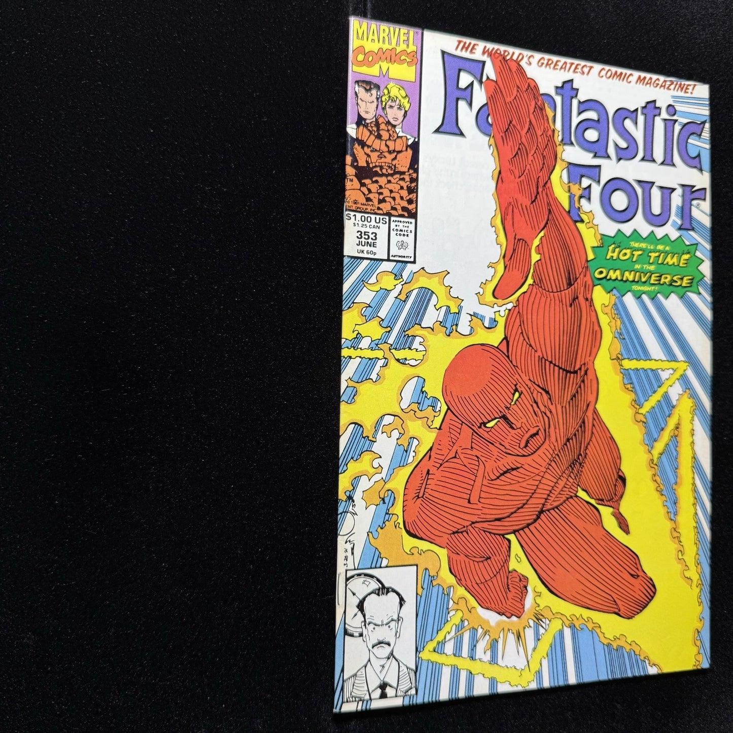 Fantastic Four 353 - 1st Appearance Of Mobius - Copper Age Marvel Comics 1991