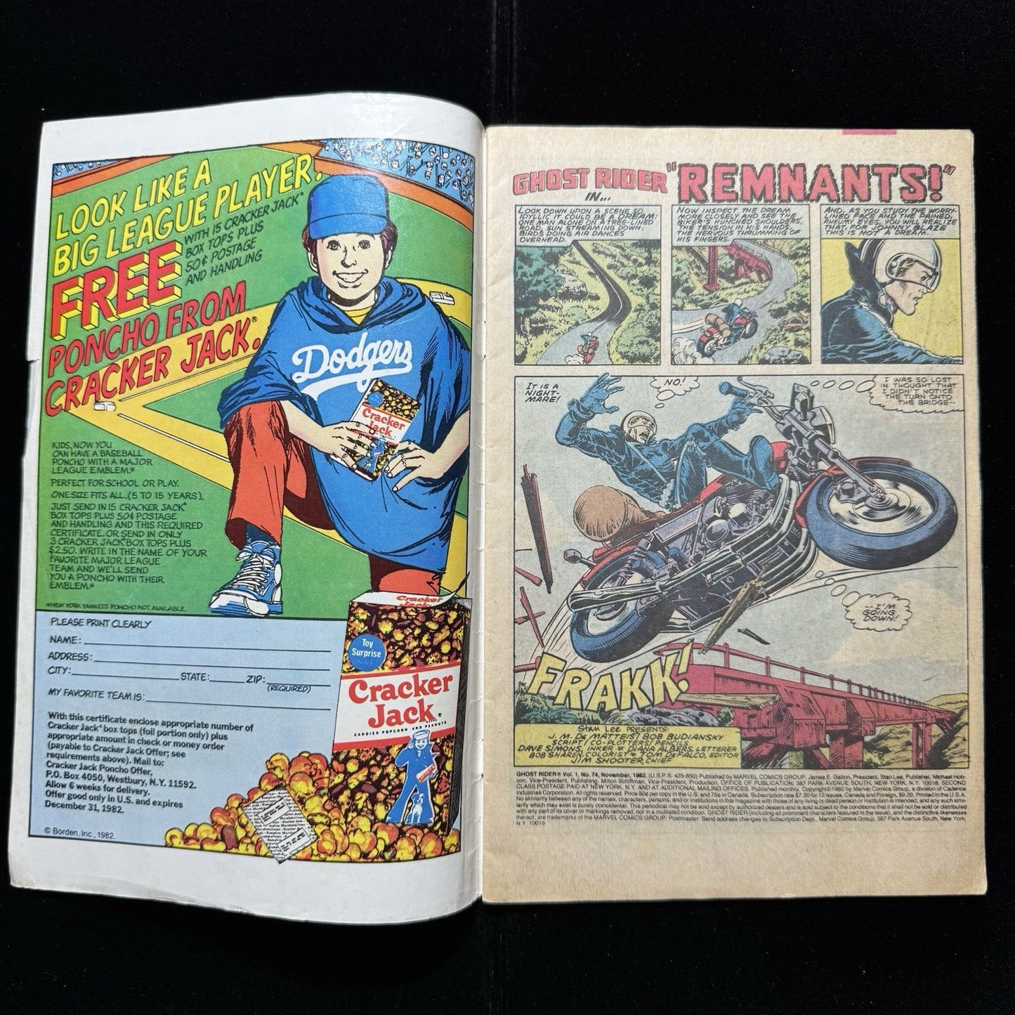 Ghost Rider 74 - 1st Appearance Of Centurious - Bronze Age Marvel Comics 1982