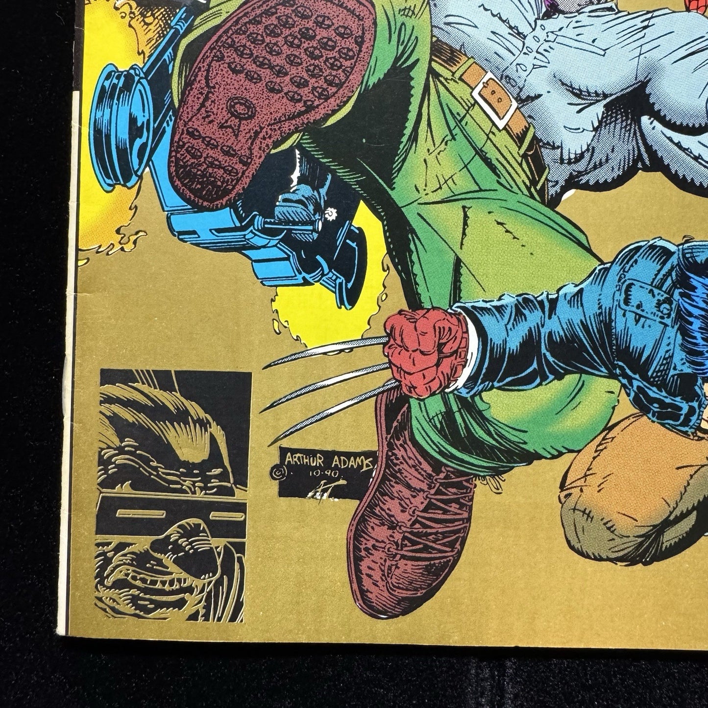 Fantastic Four 348 - 2nd Print Gold Cover - Copper Age Marvel Comics 1991