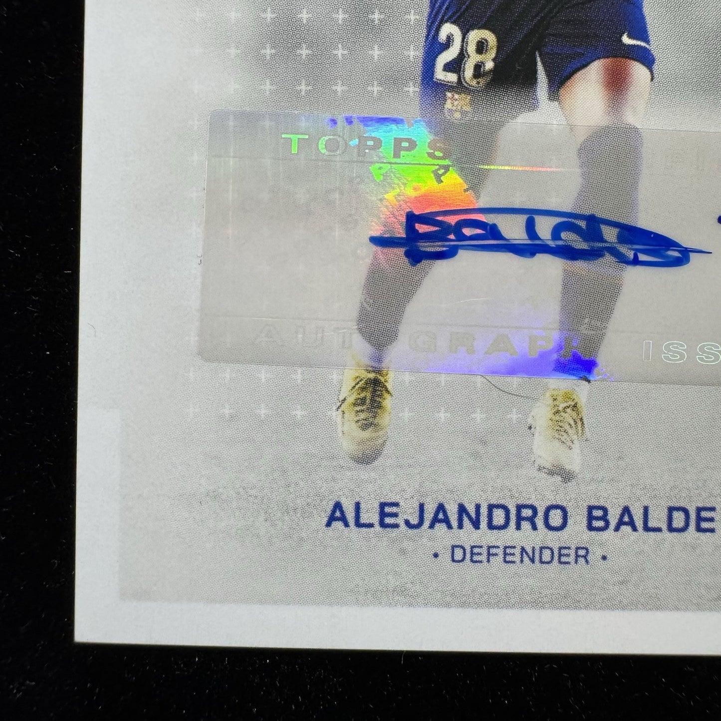 Alejandro Balde Auto AU-AB 2022-23 Topps FCBarcelona Autograph Card