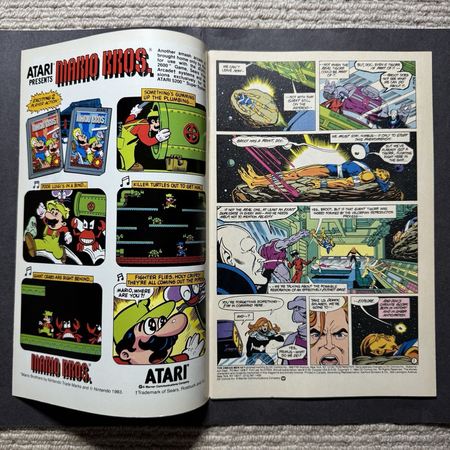 Omega Men 19 - Copper Age Dc Comics 1984