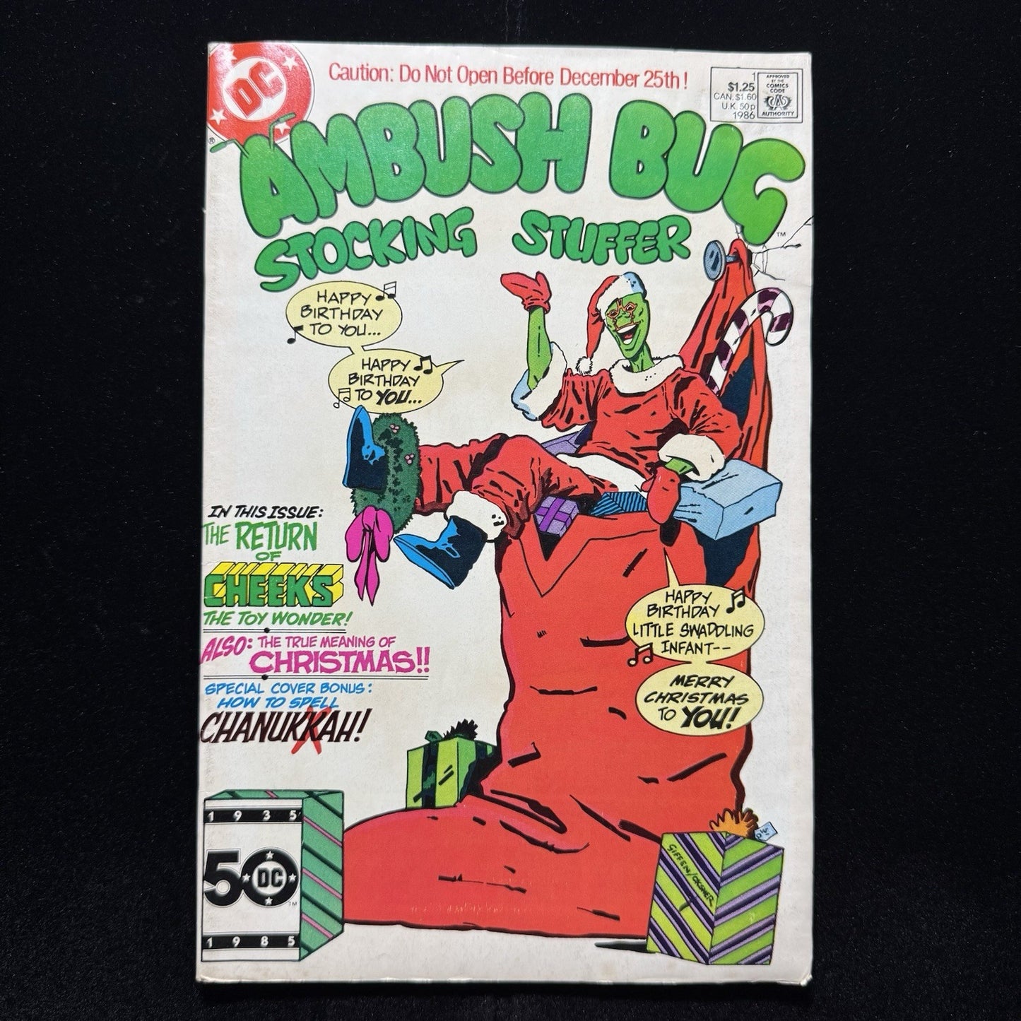 Ambush Bug: Sticking Stuffer 1 - Copper Age Dc Comics 1986