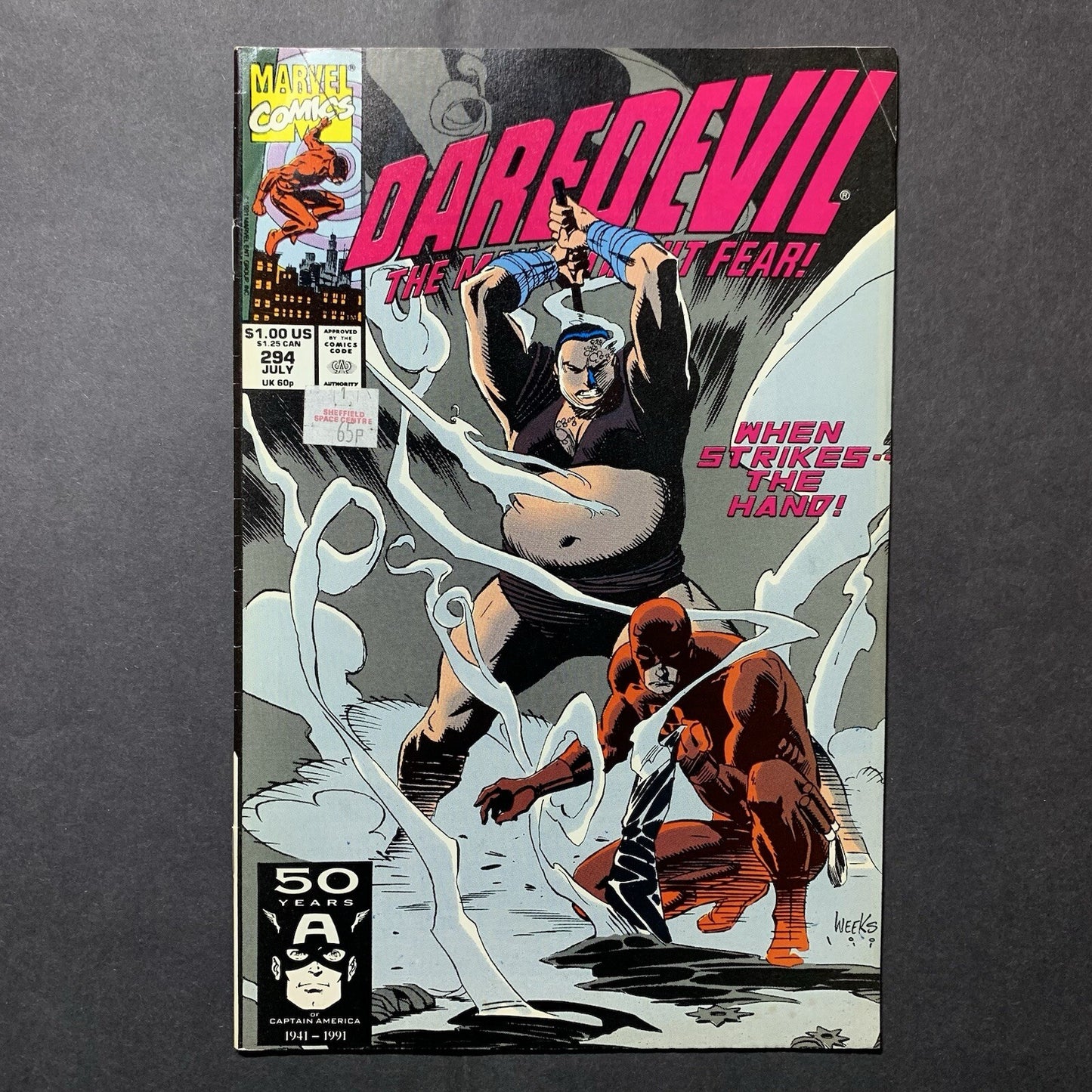 Daredevil 294/ Copper Age Marvel Comics 1991