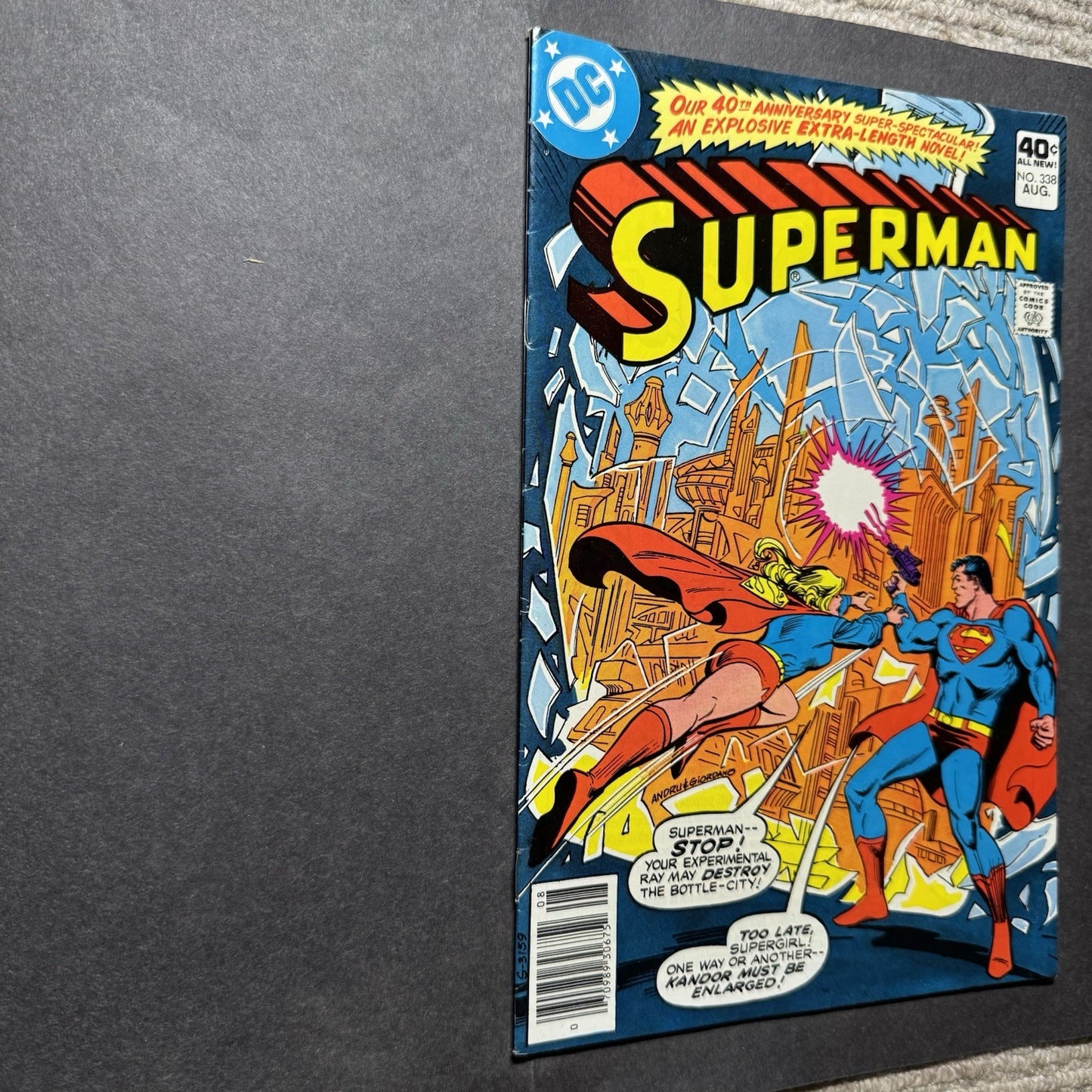 Superman 338 - Bronze Age Dc Comics 1979