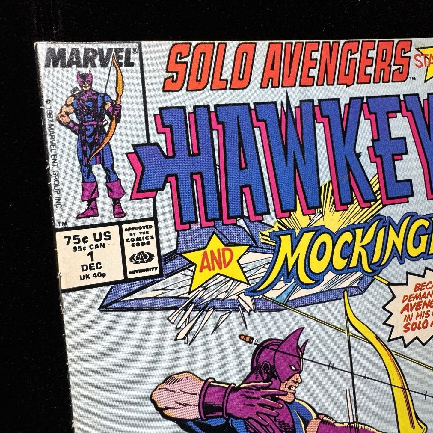 Solo Avengers 1 - 1st Appearance Of Buck Chisholm - Copper Age Comics 1987