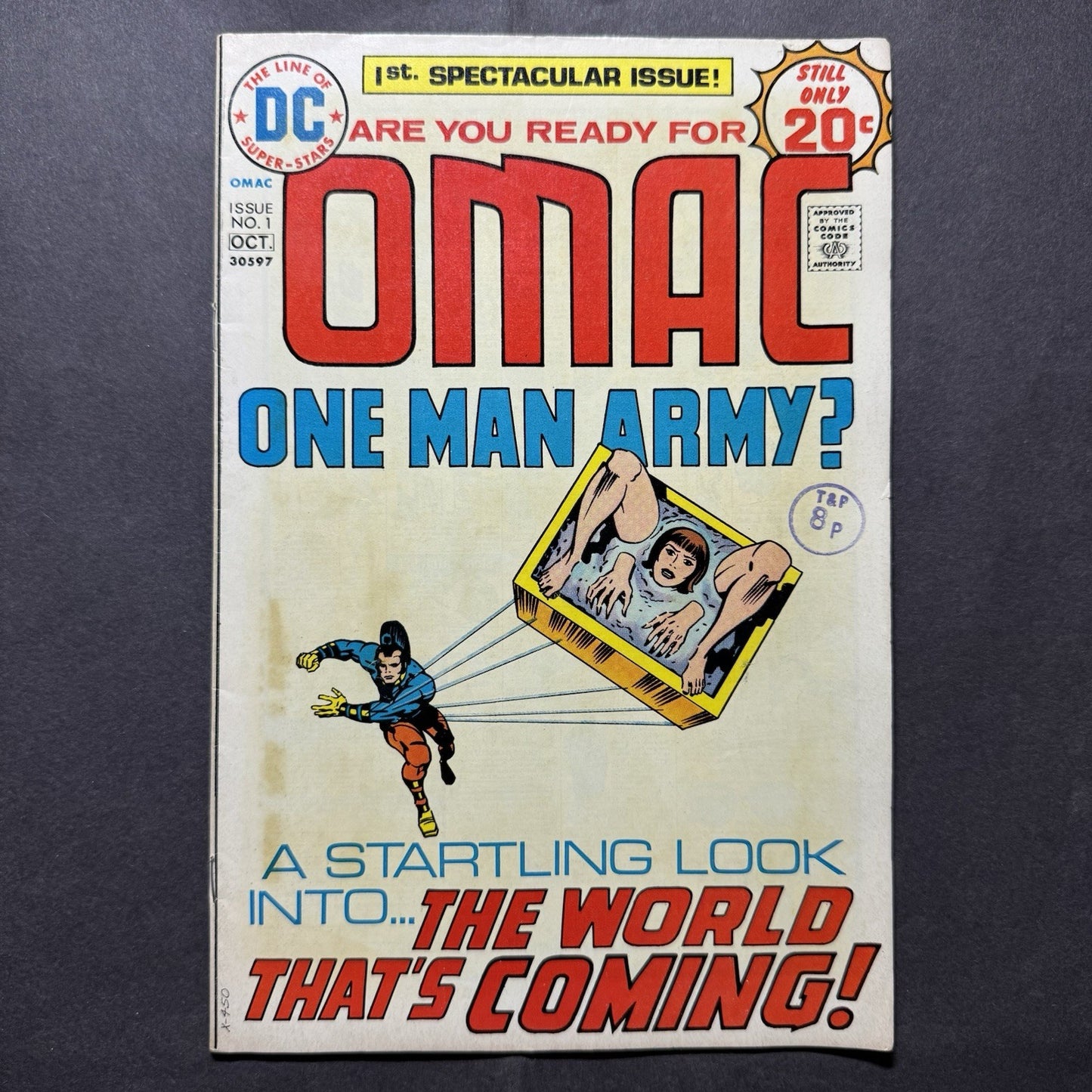 Omac 1 - 1st Appearance And Origin Of OMAC - Bronze Age Dc Comics 1974