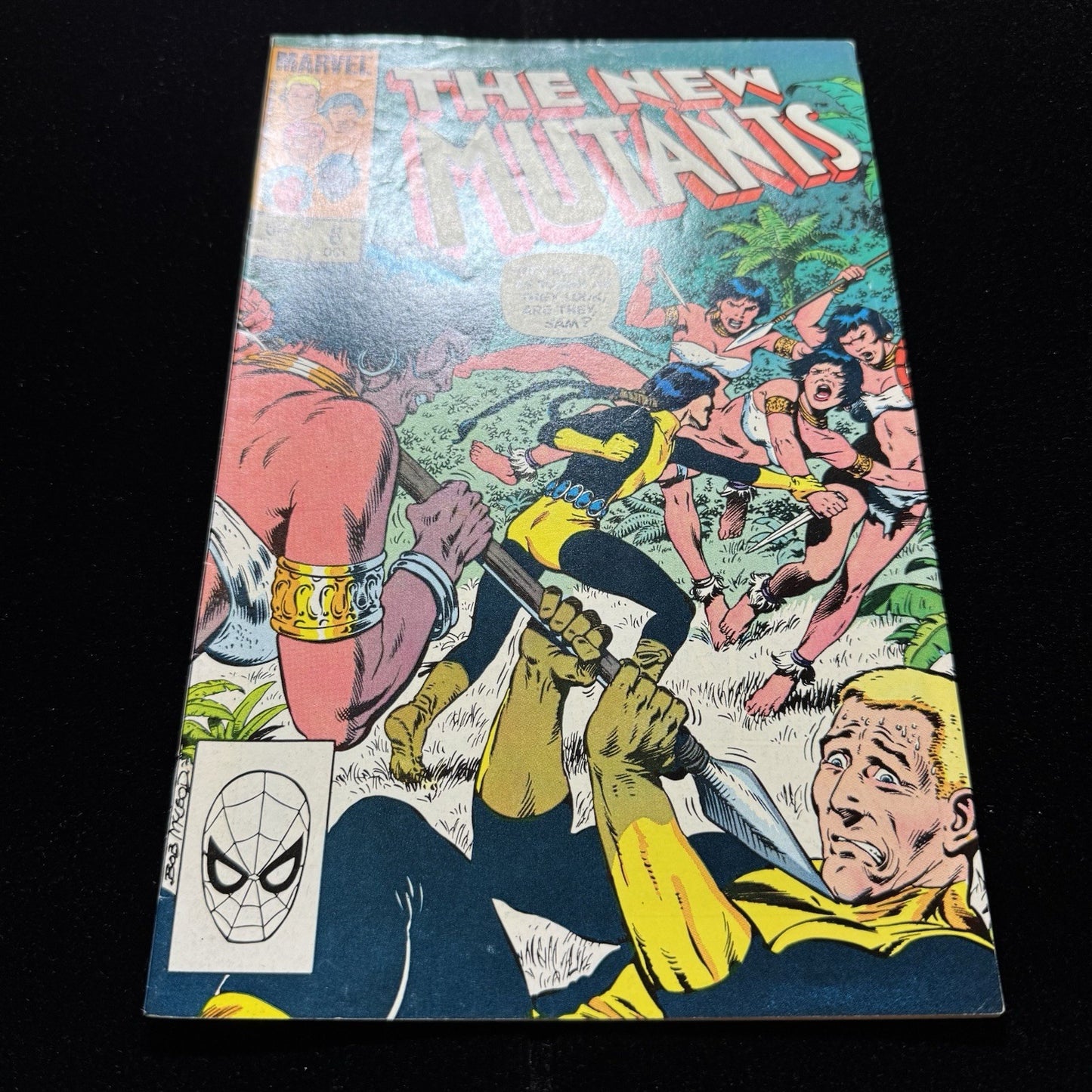 New Mutants 8 - 1st app + origin of Magma -  Bronze Age Marvel Comics 1983