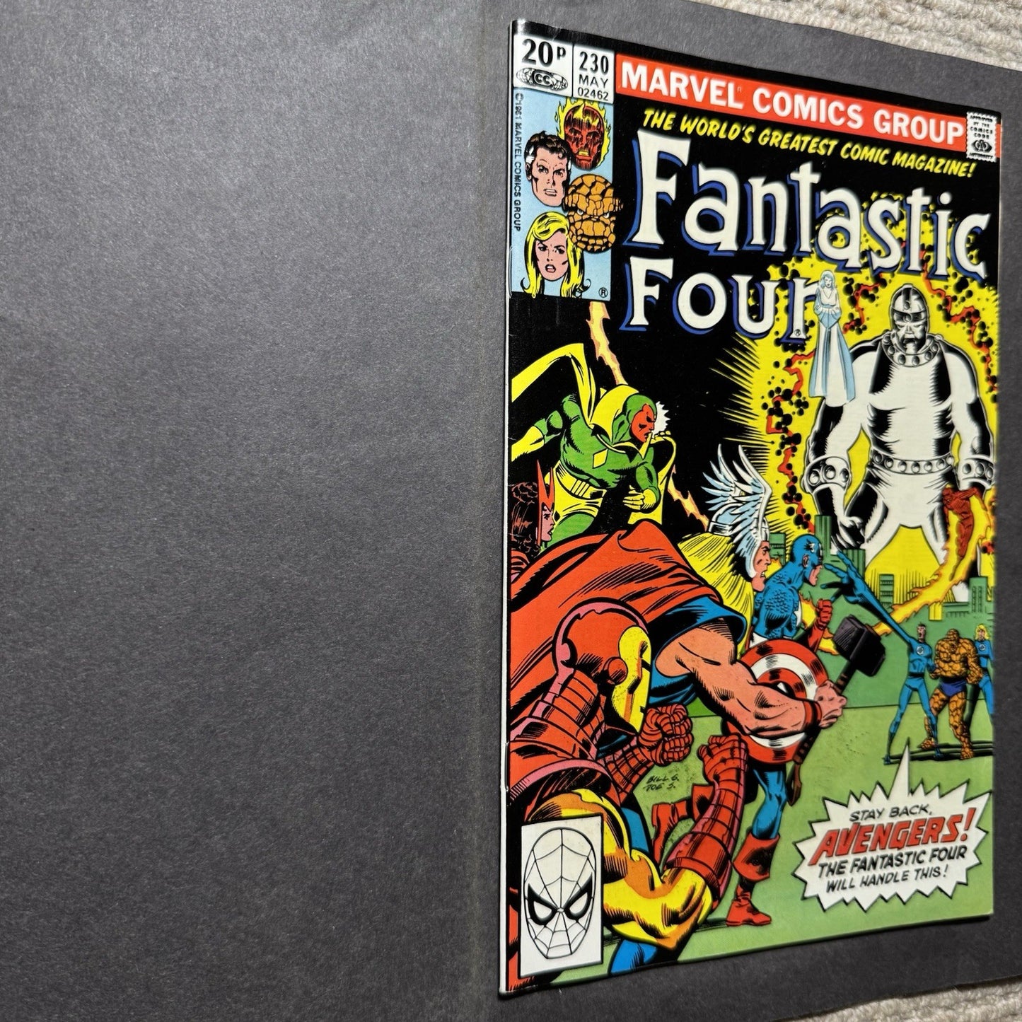 Fantastic Four 230 - Bronze Age Marvel Comics 1981