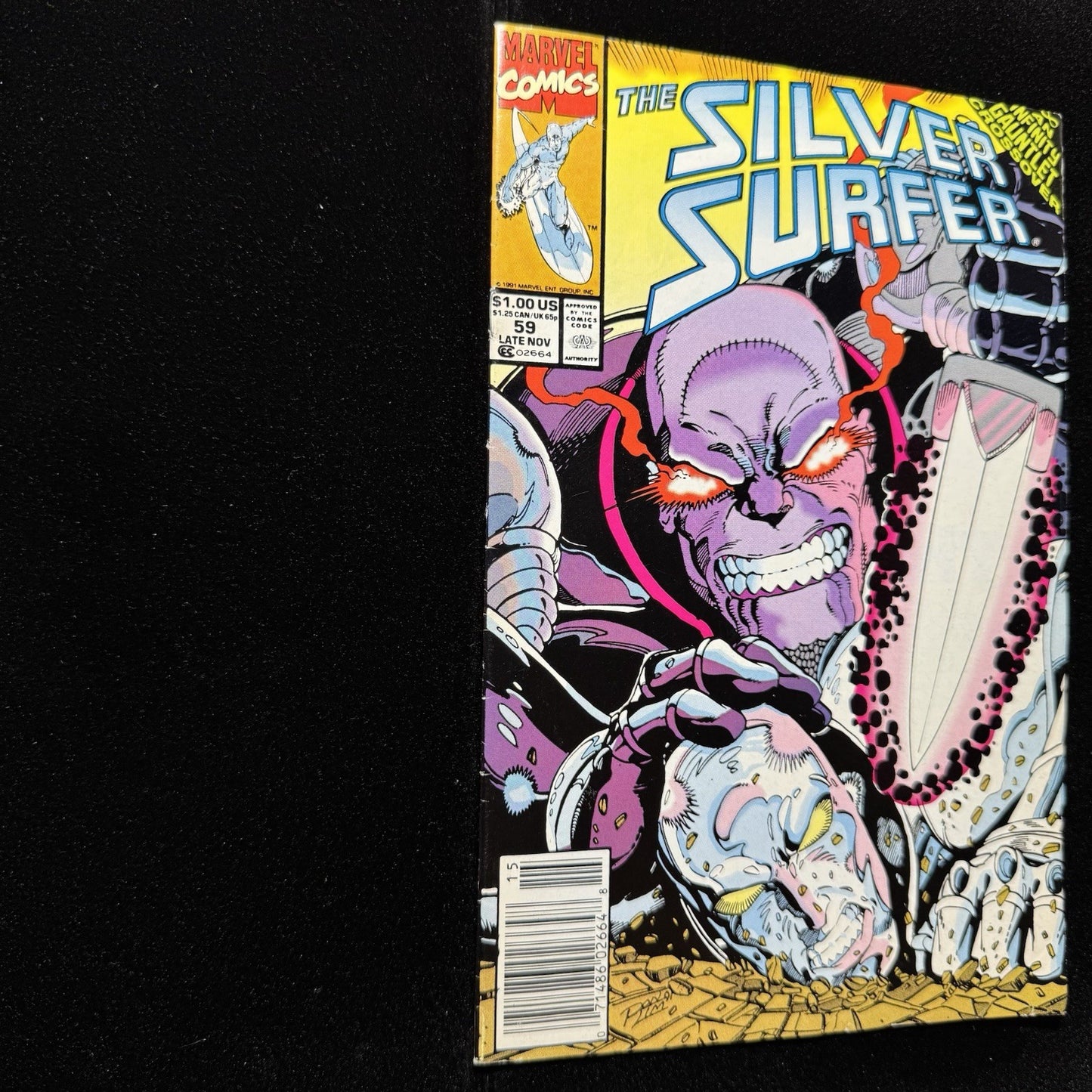 Silver Surfer 59 - Newsstand - Copper Age Marvel Comics 1991