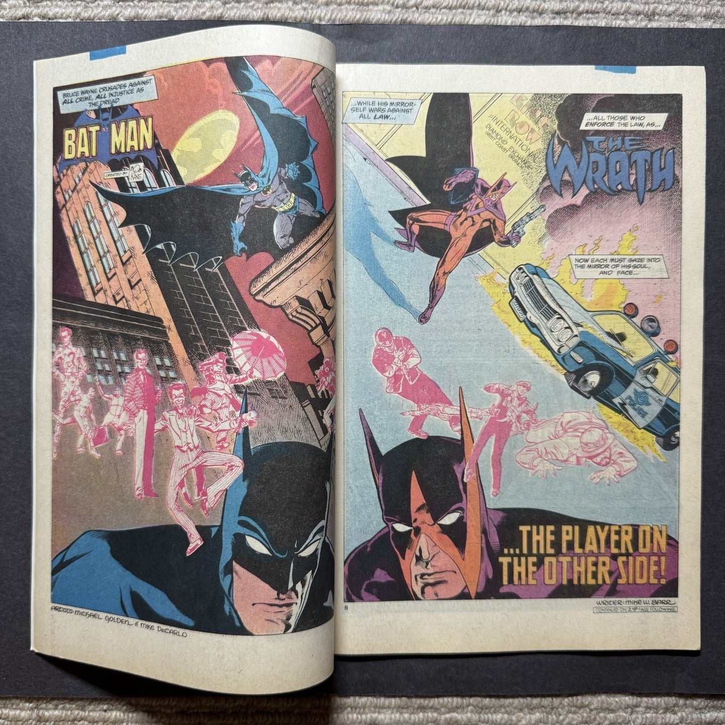 Batman Special 1 - 1st Appearance Of Wrath - Copper Age Dc Comics 1984