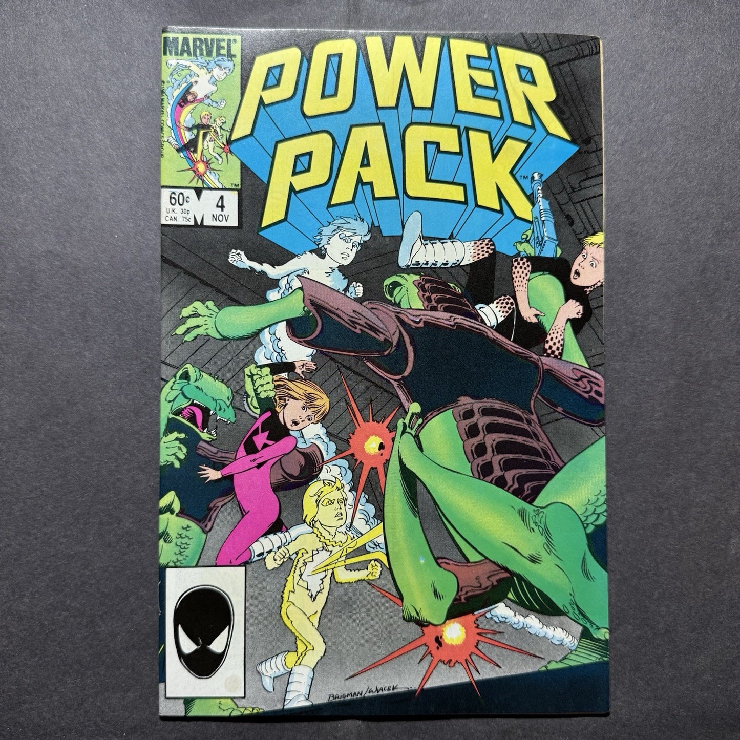 Power Pack 4 - Copper Age Marvel Comics 1984