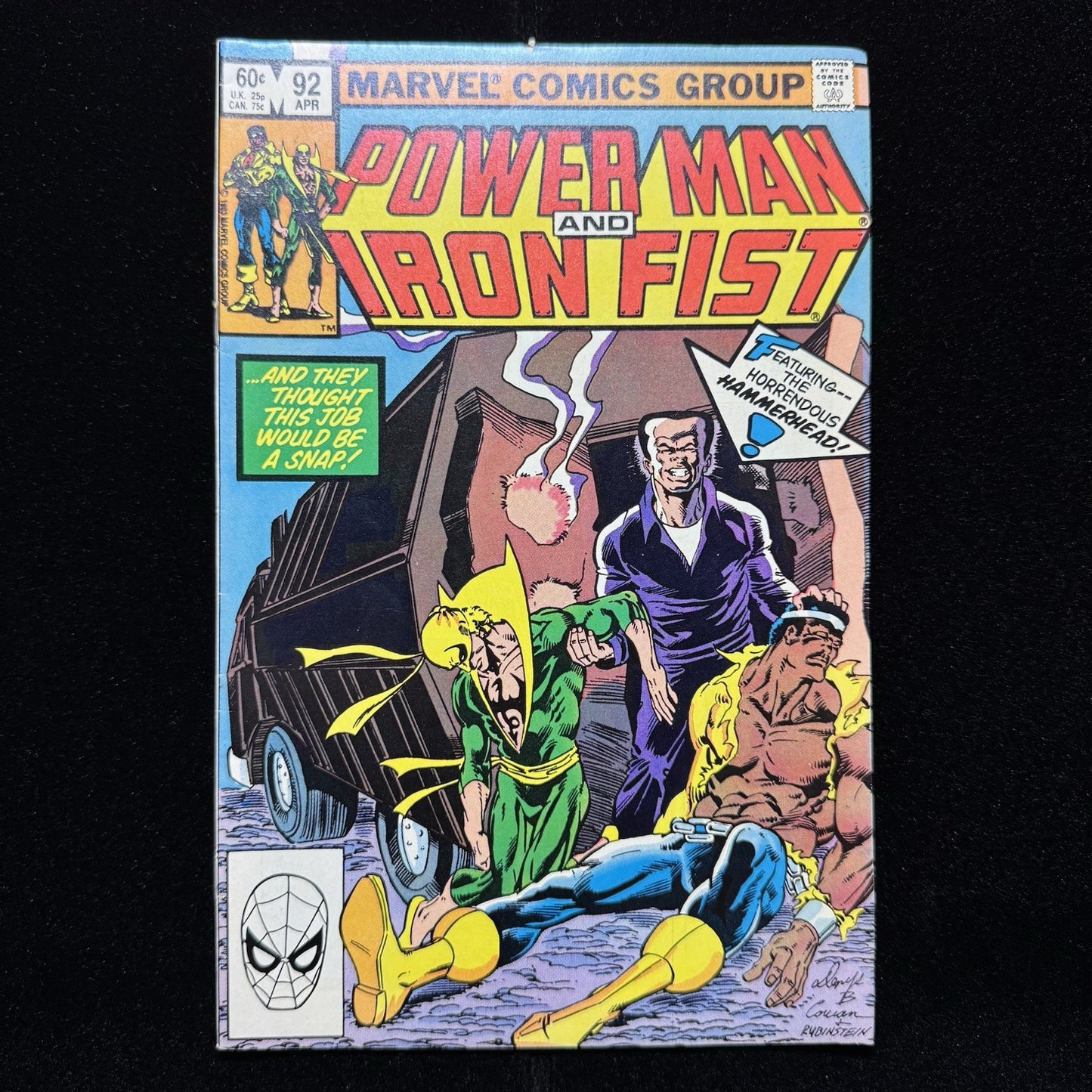 Power Man And Iron First 92 - 1st App Of The Second Eel - Bronze Age Marvel 1983