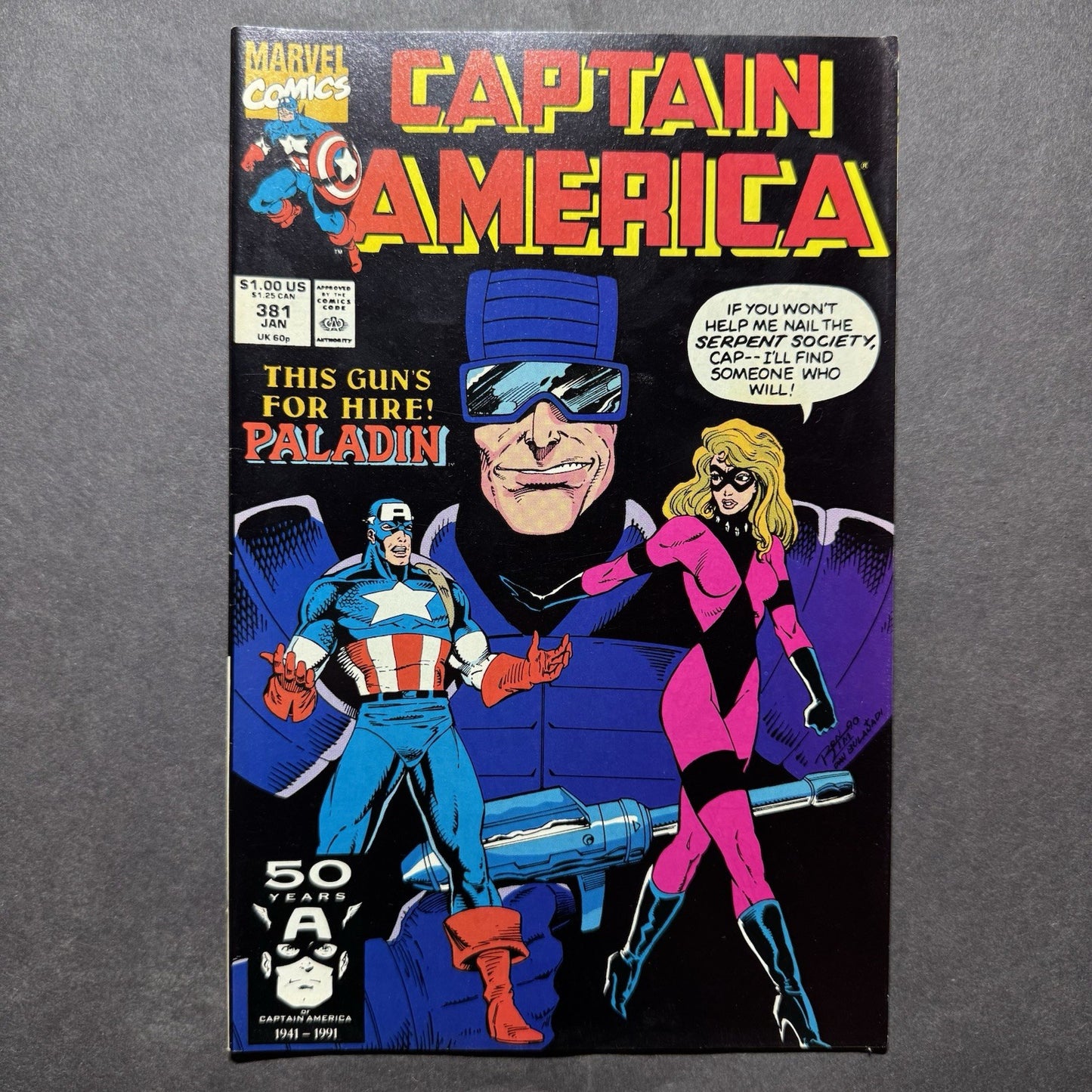 Captain America 381 - Copper Age Marvel Comics 1991