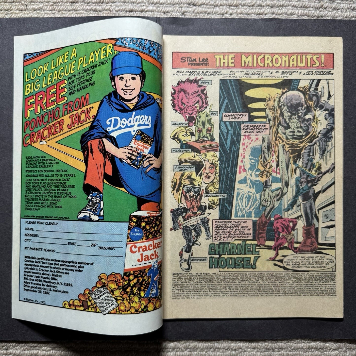 Micronauts 44 - Bronze Age Marvel Comics 1982