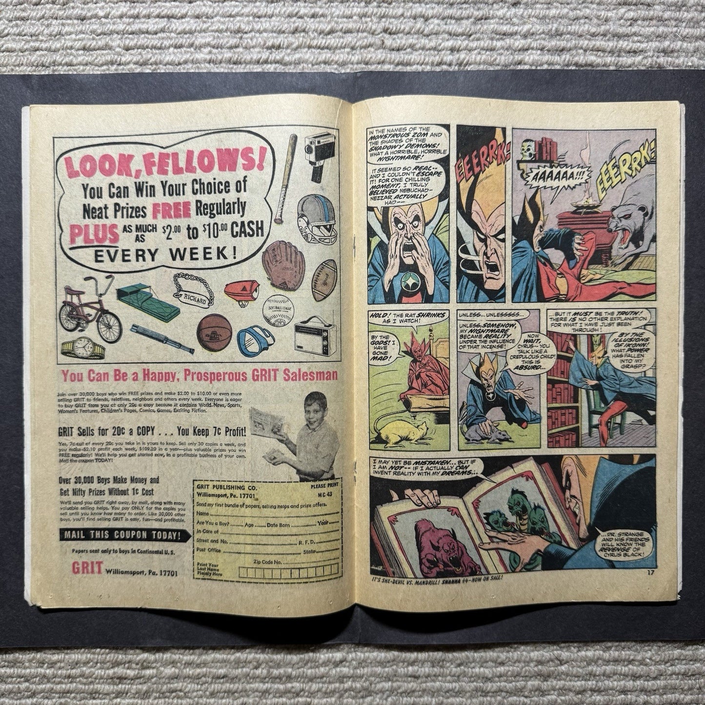 Defenders 6 - 1st Appearance Of Cyrus Black - Bronze Age Marvel Comics 1973