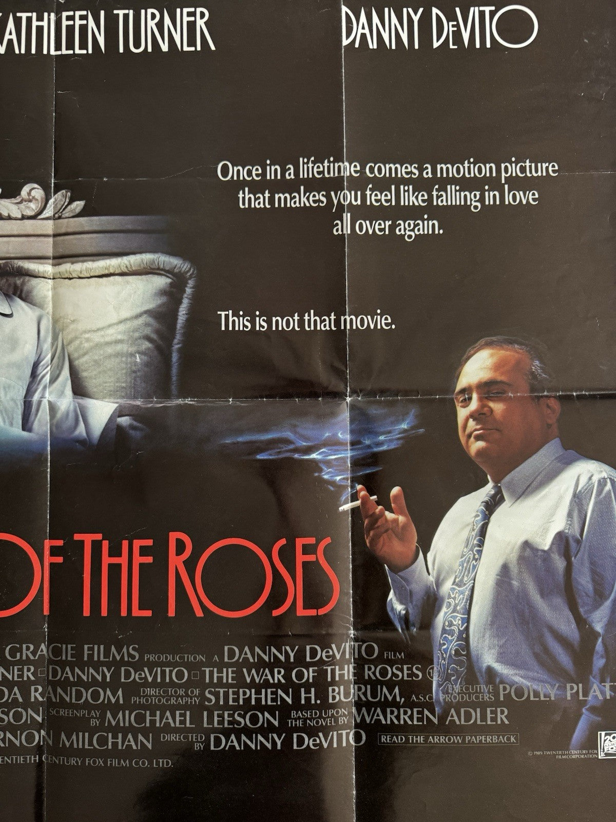 The War Of The Roses 1989 - Original UK Quad Movie Poster - Michael Douglas