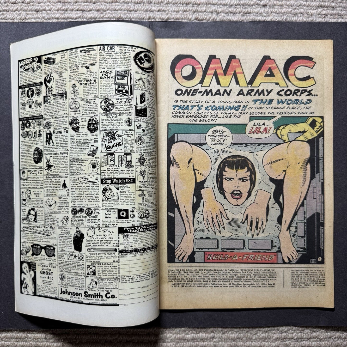 Omac 1 - 1st Appearance And Origin Of OMAC - Bronze Age Dc Comics 1974