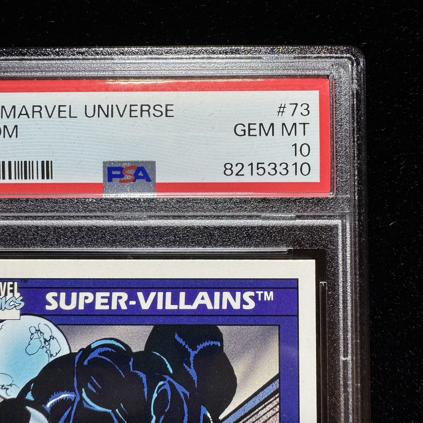 Venom #73 PSA 10 1990 Marvel Universe Impel Trading Card GEM MINT