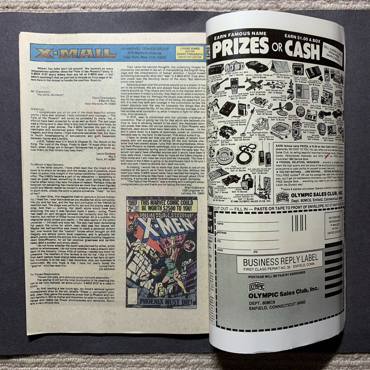 Uncanny X-Men annual 4/ Bronze Age marvel comics 1983