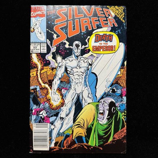 Silver Surfer 53 - 1st App Ael-Dan - Newsstand - Copper Age Marvel Comics 1991