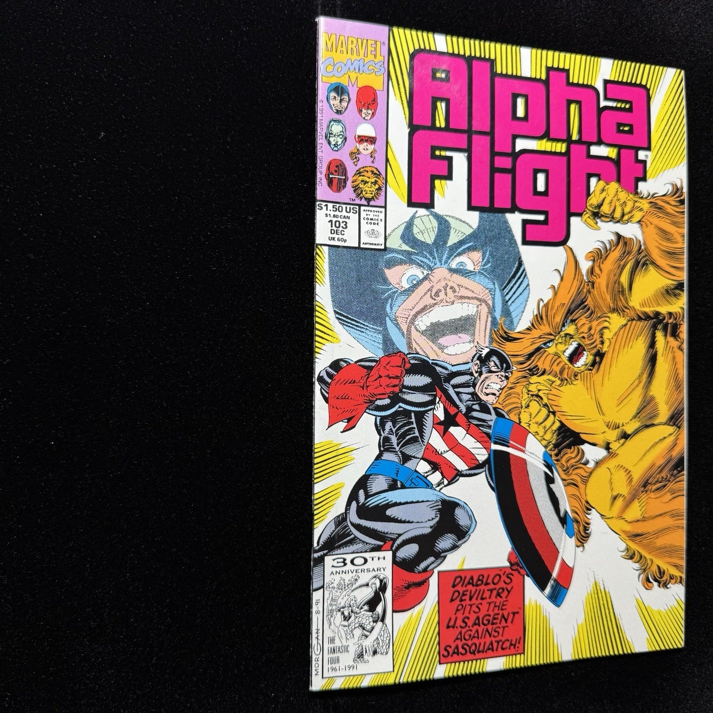Alpha Flight 103 - Copper Age Marvel Comics 1991