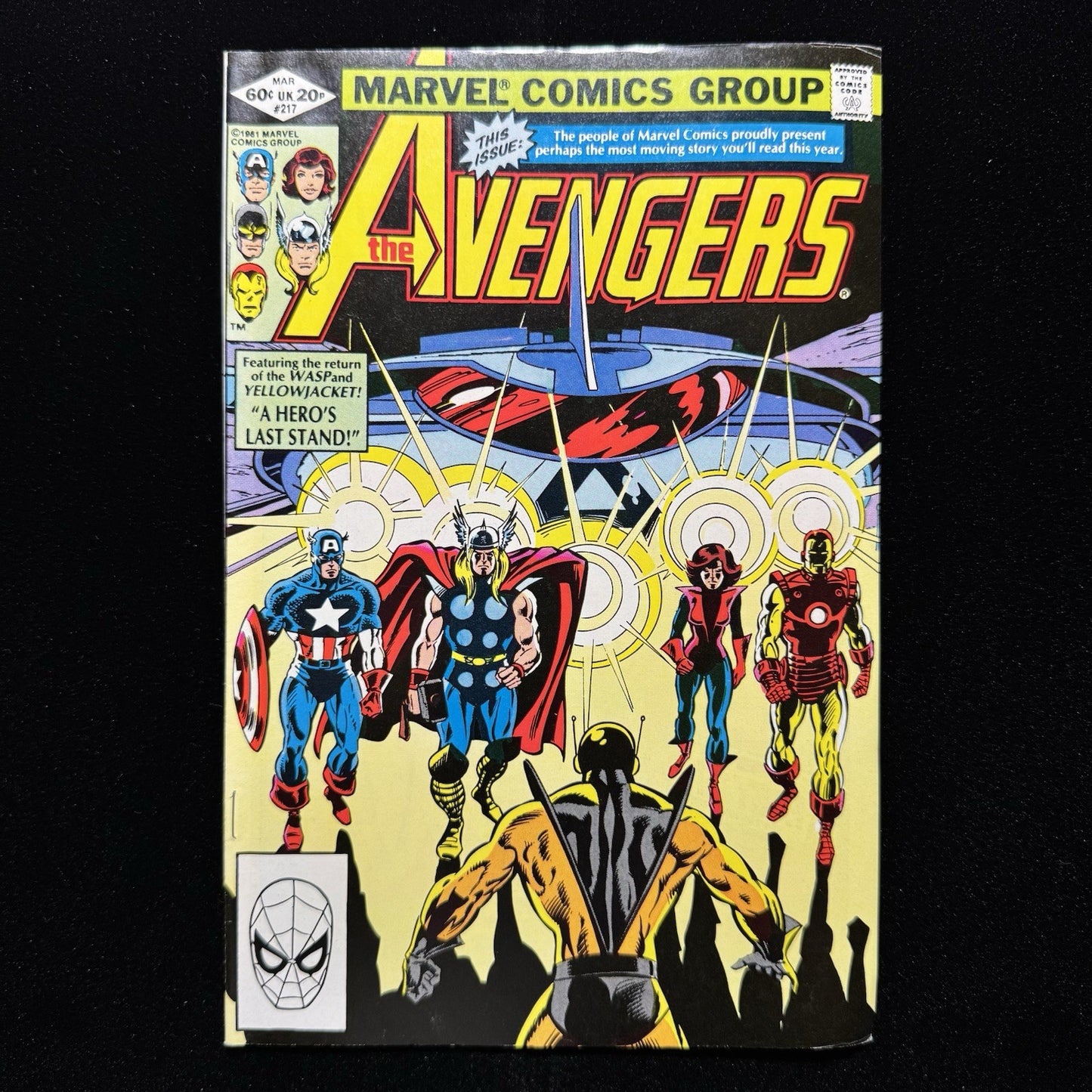 Avengers 217 - Bronze Age Marvel Comics 1982