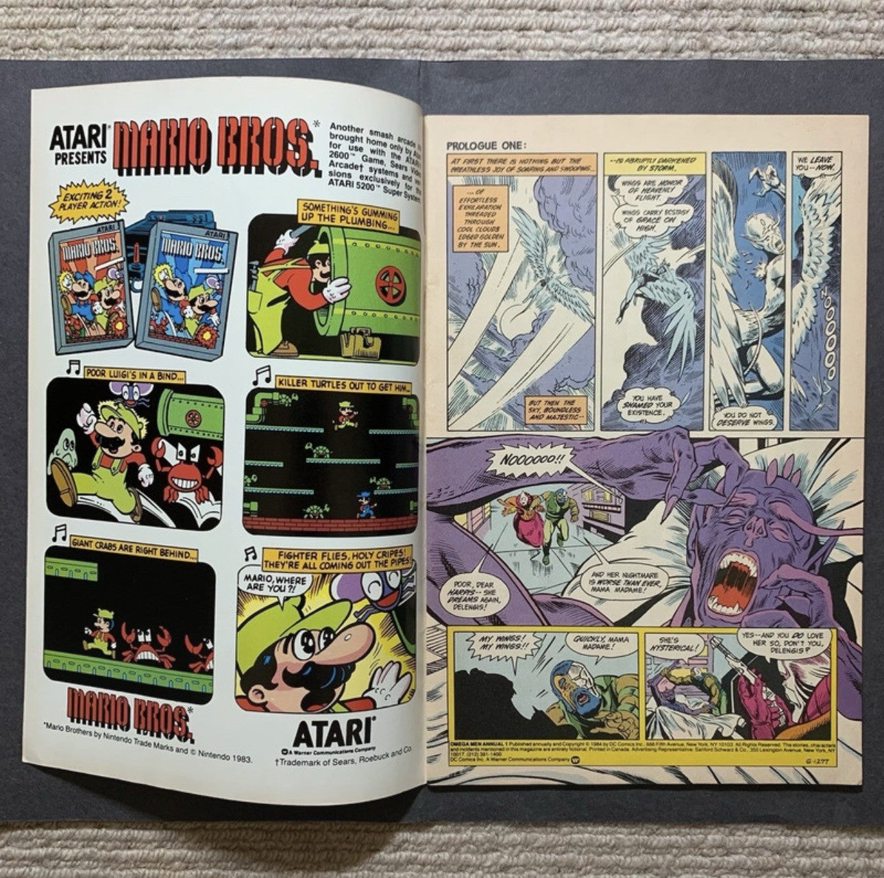 Omega men annual 1/ copper age de comics 1984