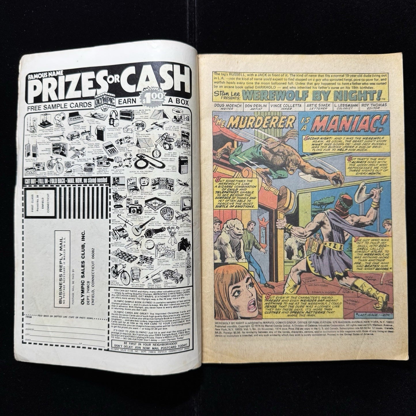 Werewolf By Night 23 - Bronze Age Marvel Comics 1974