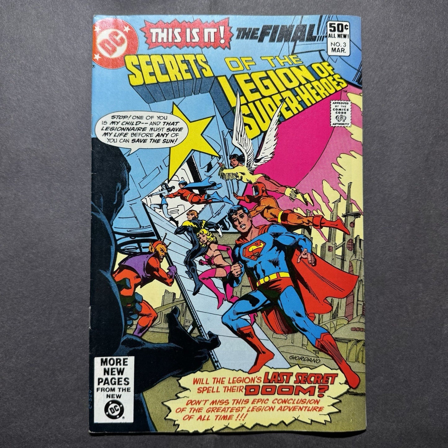 Secrets Of The Legion Of Super-Heroes 3 - Bronze Age Dc Comics 1981