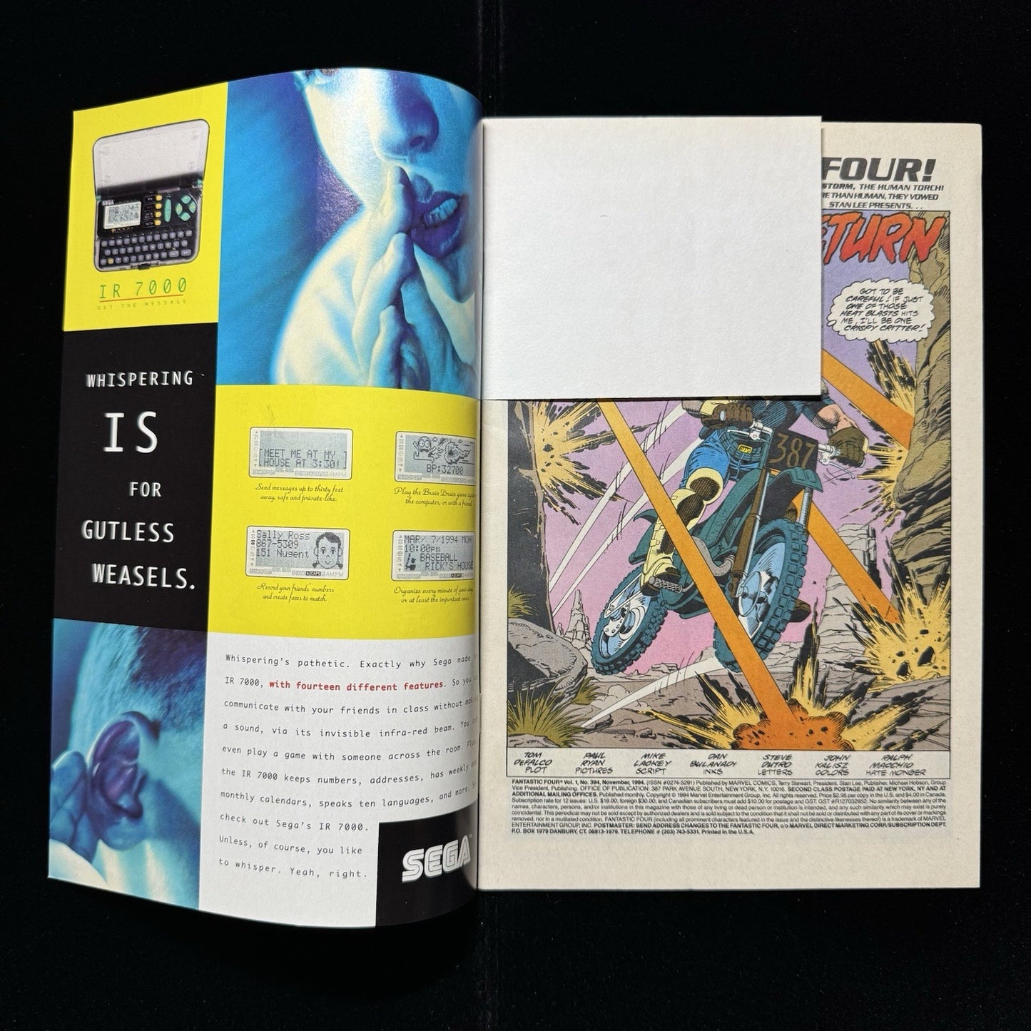 Fantastic Four 394 - With Pollybag And Goodies - Modern Age Marvel Comics 1994