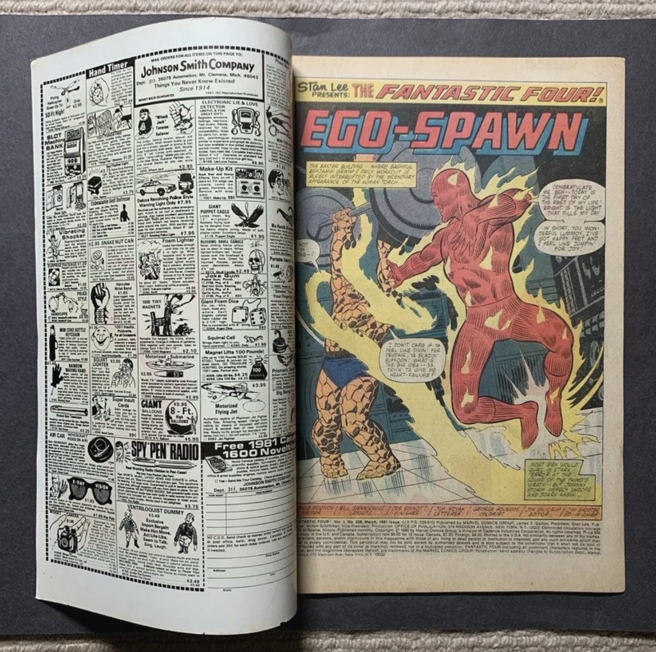 Fantastic Four 228/ bronze age marvel comics 1981