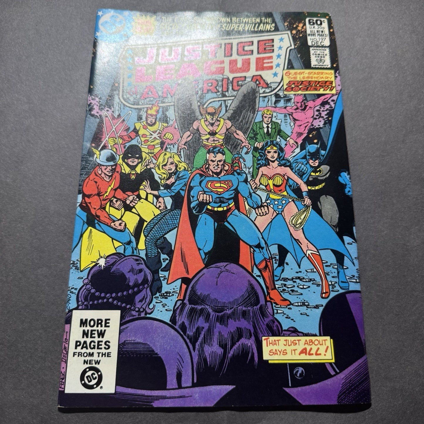 Justice League 197 - Fan Letter From Todd McFarlane- Bronze Age Dc Comics 1981