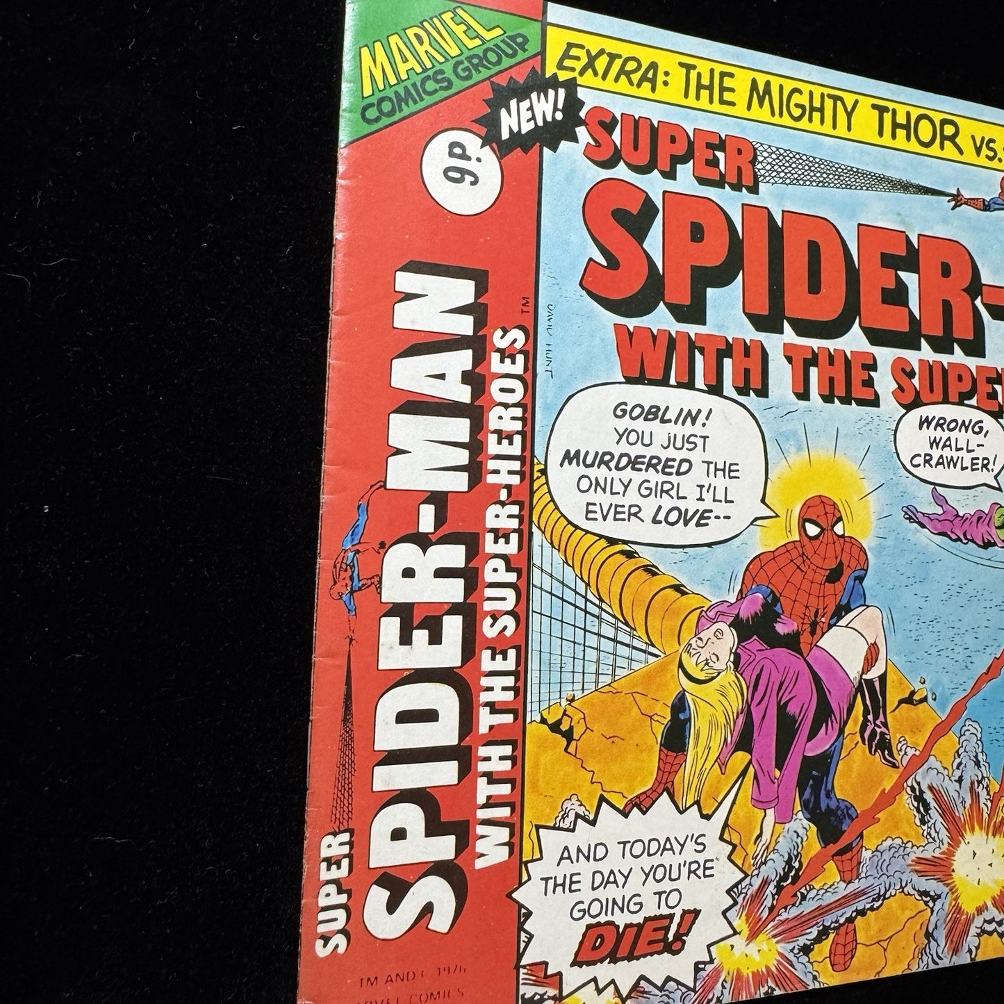 Super Spider-Man With The Super-Heroes 171 - Bronze Age Marvel Uk Comics 1976