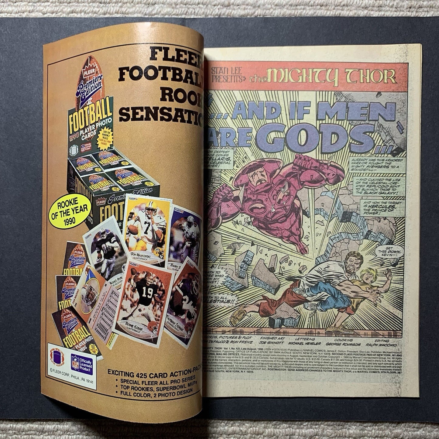 Thor 421/ Copper Age Marvel Comics 1990
