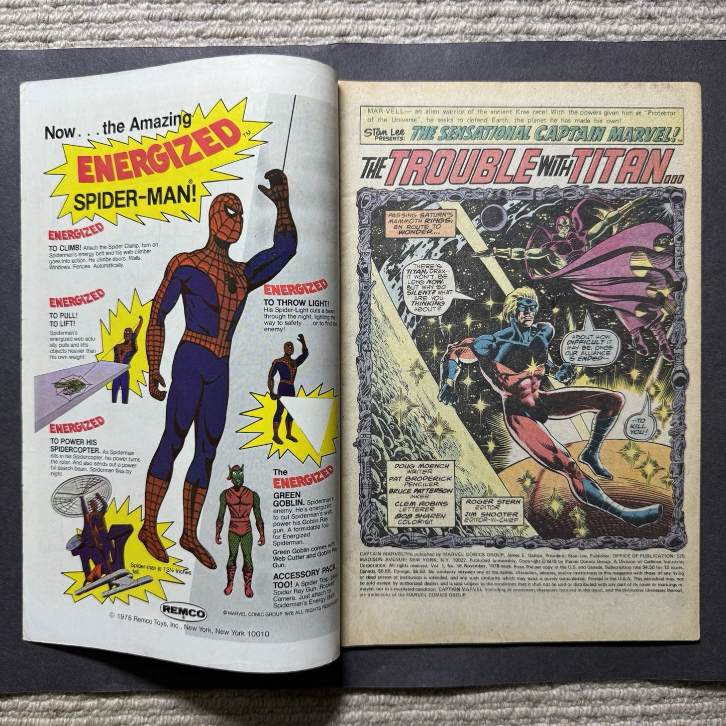 Captain Marvel 59 - Bronze Age Marvel Comics 1978