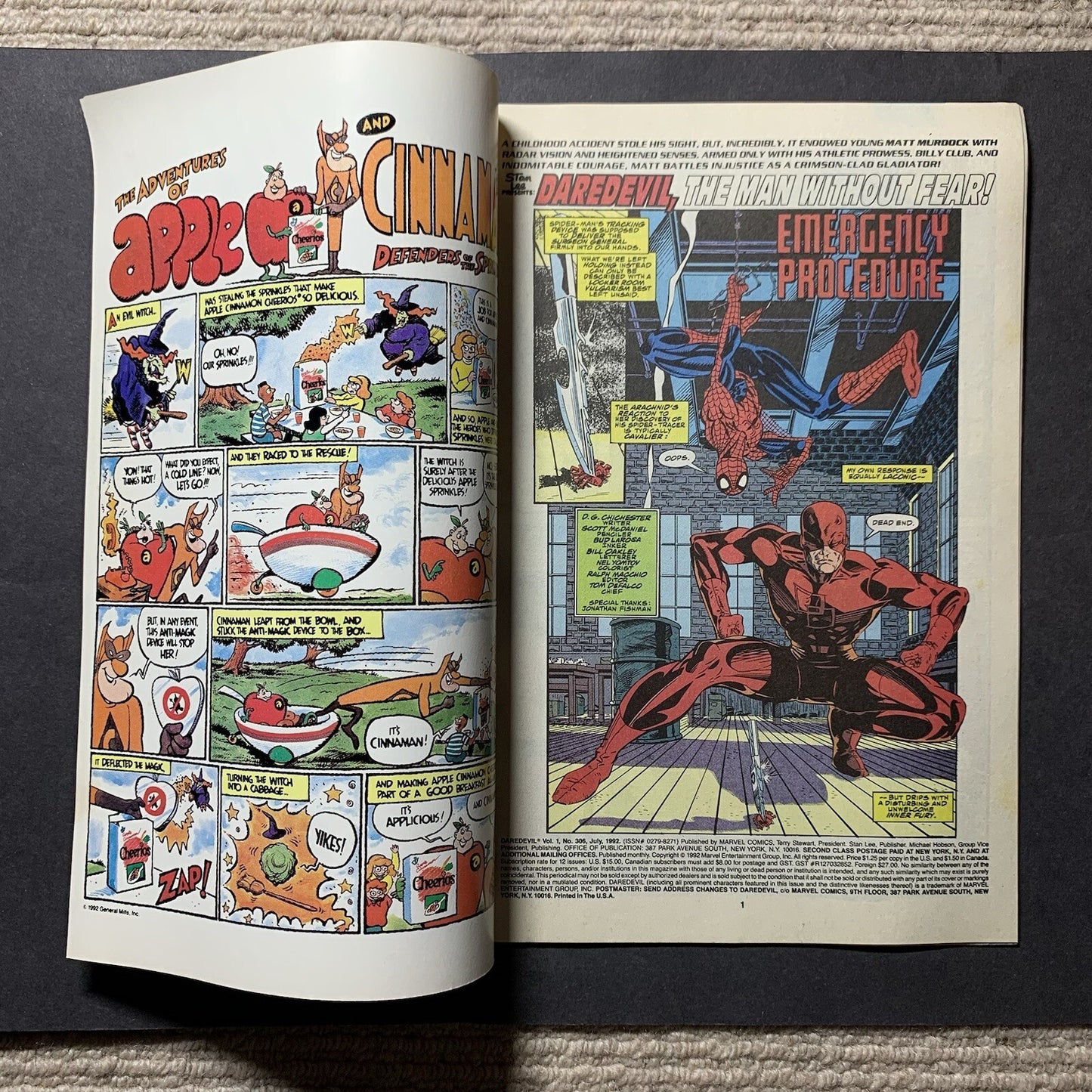 Daredevil 306/ Modern Age Marvel Comics 1992