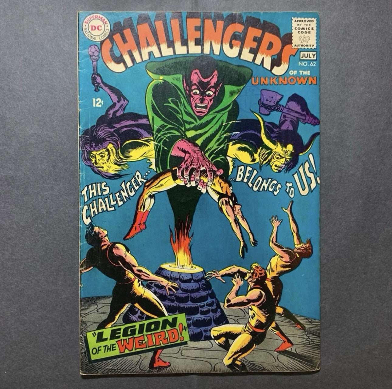 Challengers Of The Unknown 62 - Silver Age Dc Comics 1968