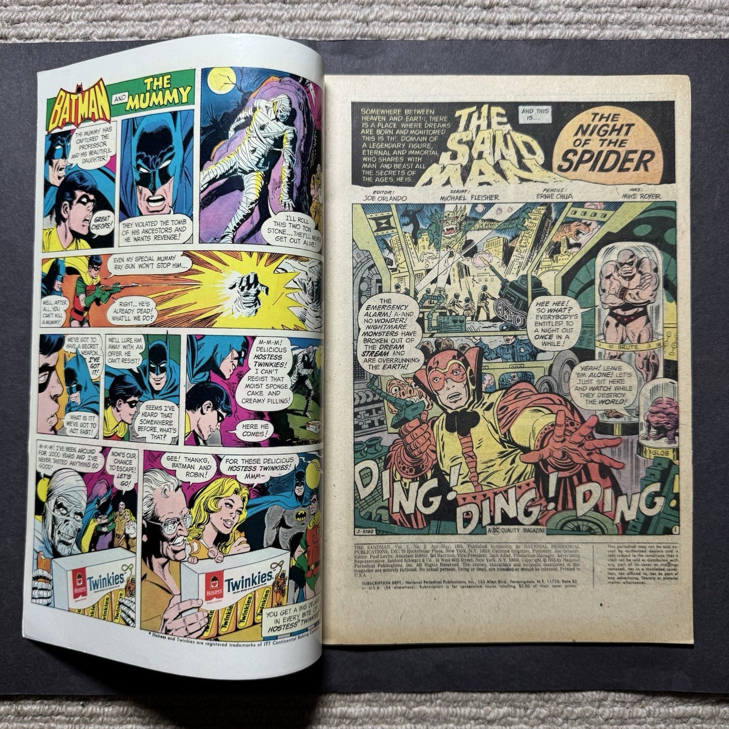 Sandman 2 - Bronze Age Dc Comics 1975