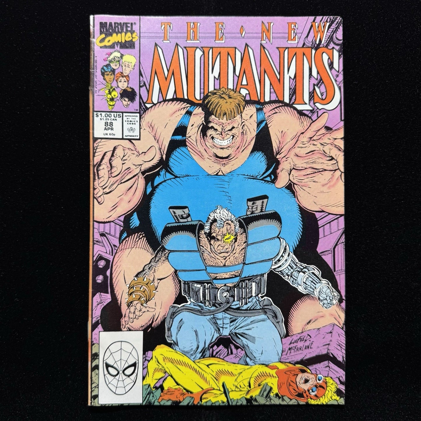 New Mutants 88 - 2nd Appearance Of Cable - Copper Age Marvel Comics 1990