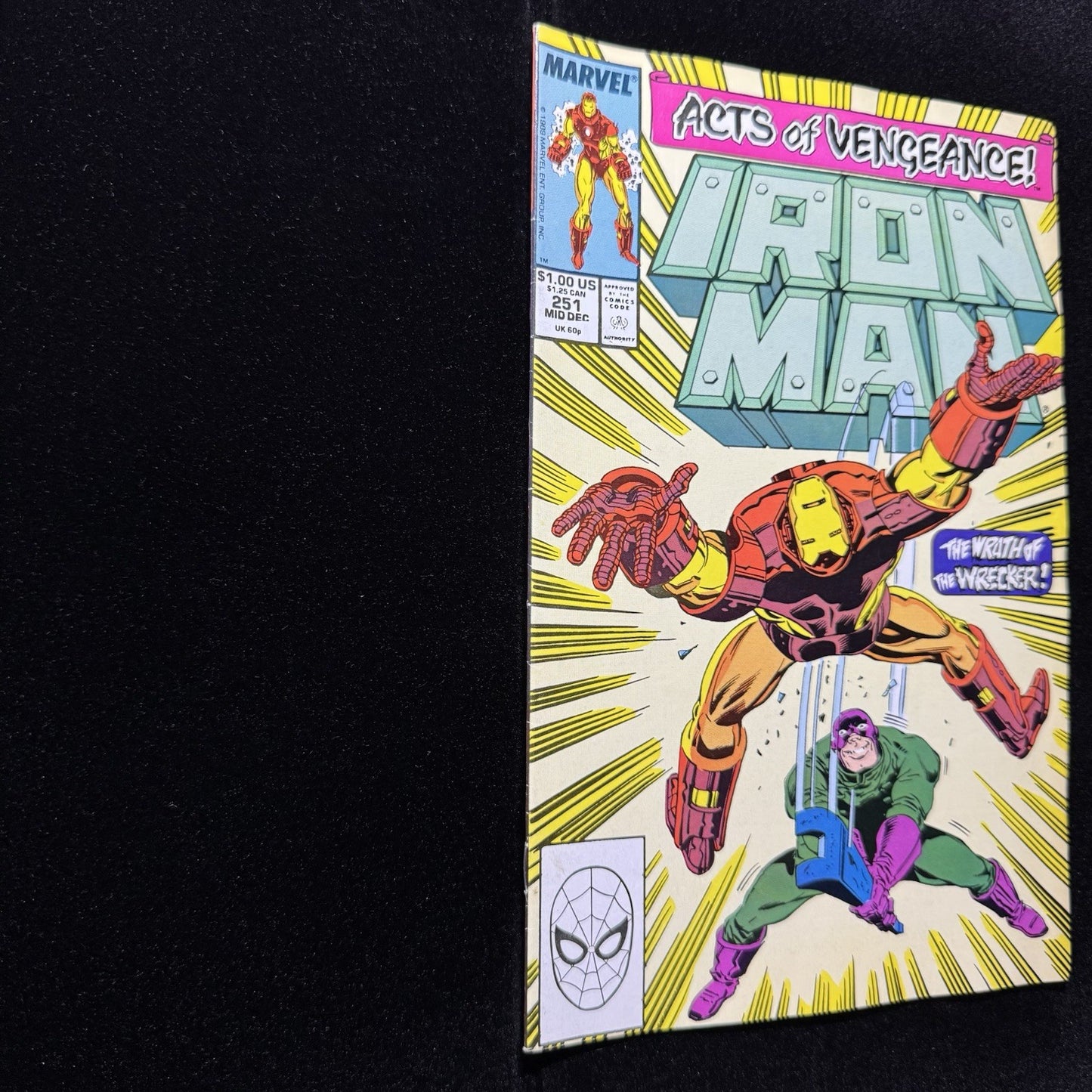 Iron Man 251 - Copper Age Marvel Comics 1989