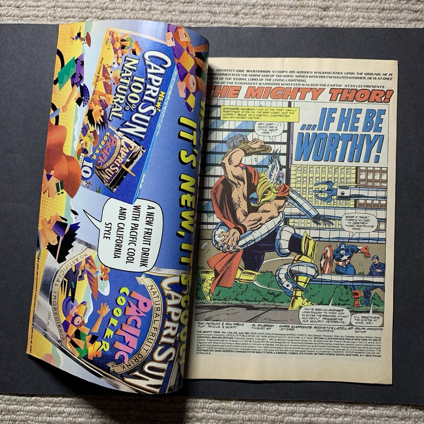 Thor 434/ Copper Age Marvel Comics 1991