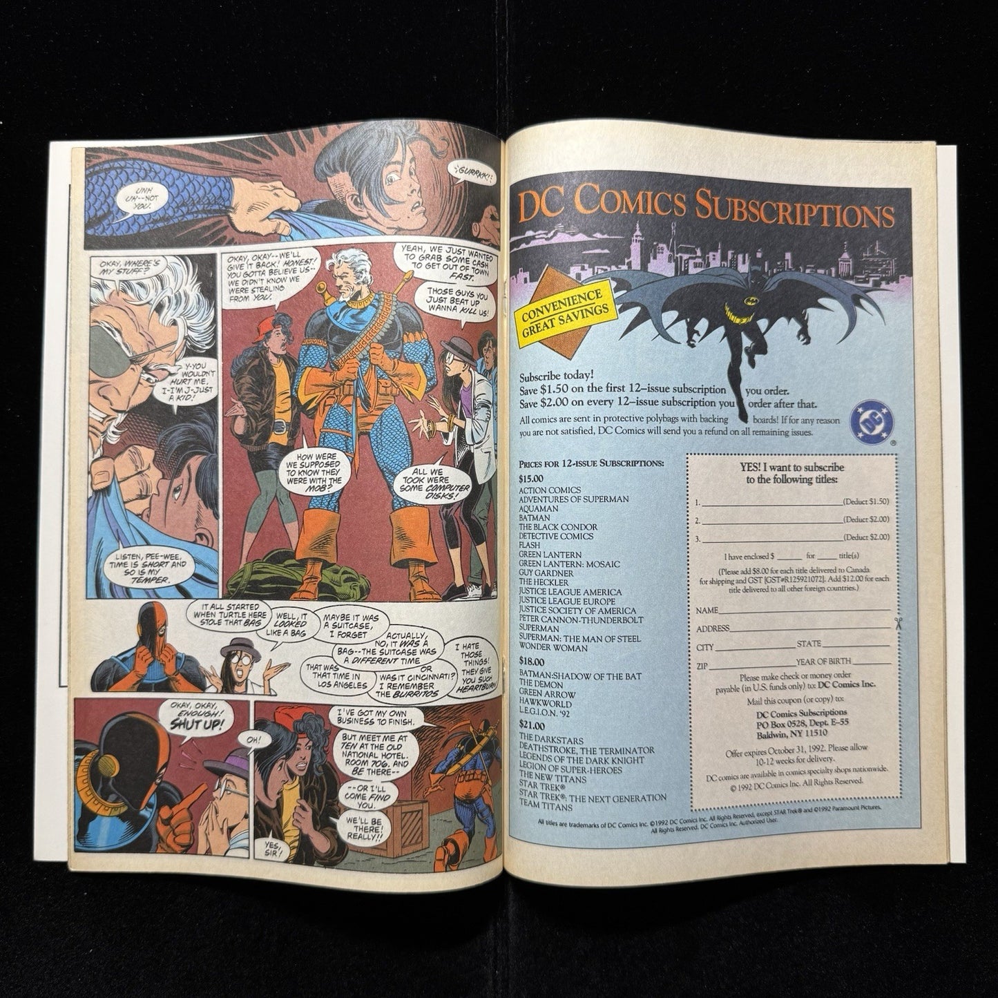 Deathstroke The Terminator 14 - Modern Age Dc Comics 1992