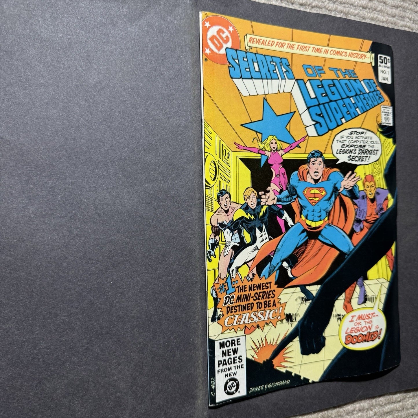 Secrets Of The Legion Of Super-Heroes 1 - Bronze Age Dc Comics 1981