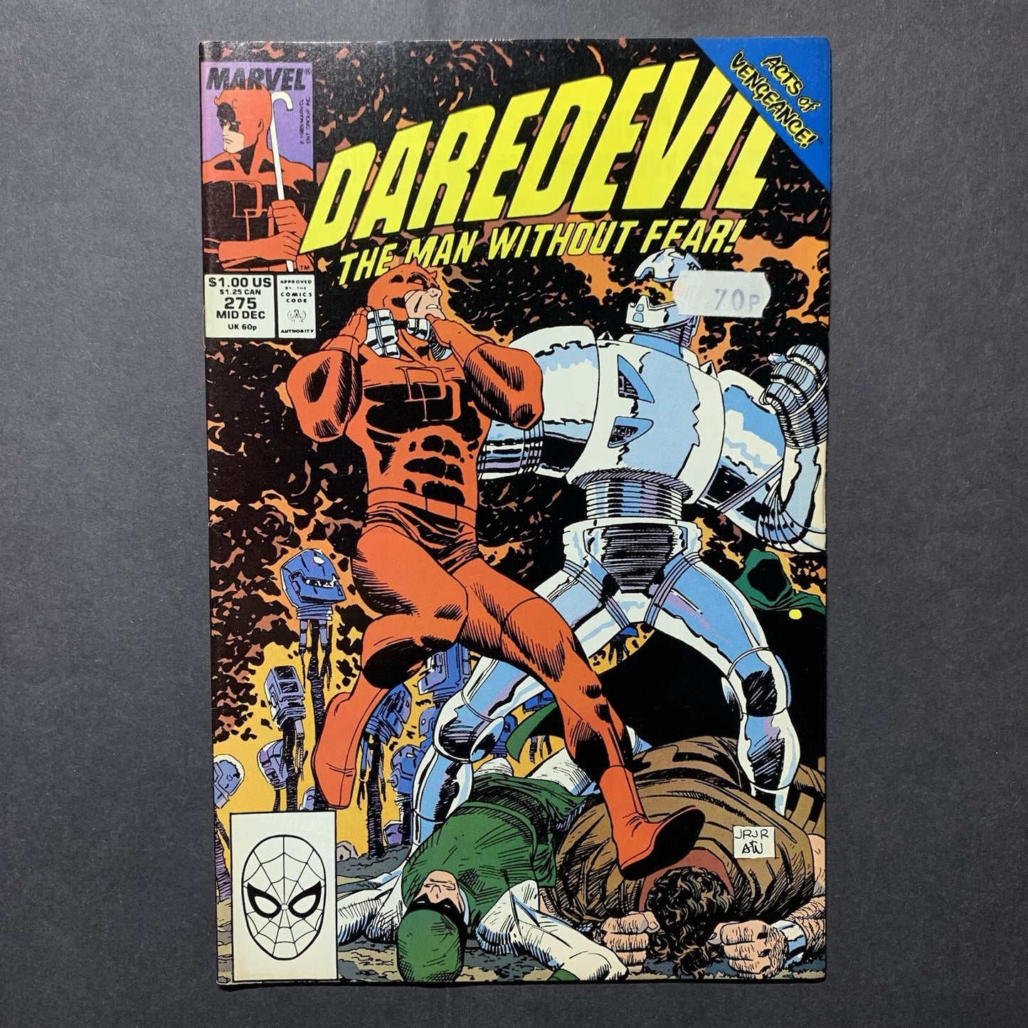 Daredevil 275/ Copper Age Marvel Comics 1989