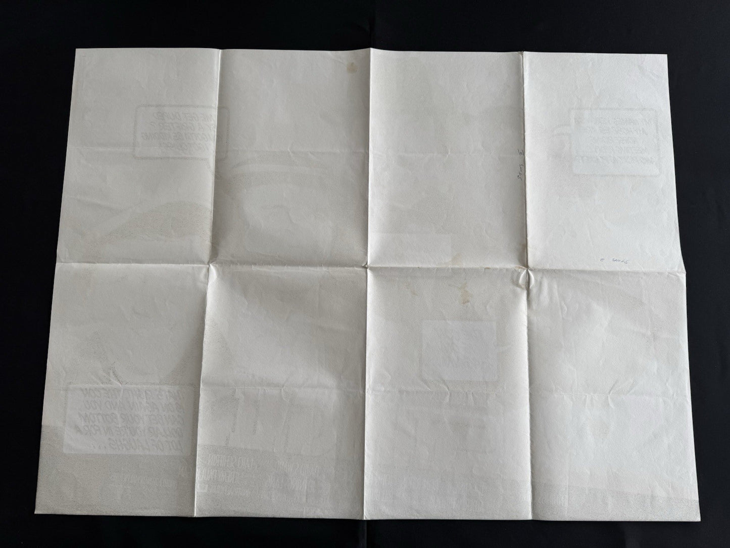 The Sting II 1983 - Original UK Quad Cinema Poster - Folded